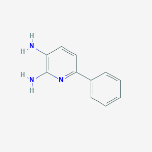 molecular formula C11H11N3 B174120 2,3-Diamino-6-phenylpyridine CAS No. 144563-51-9