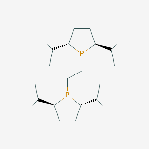 molecular formula C22H44P2 B174142 1,2-Bis((2R,5R)-2,5-diisopropylphospholan-1-yl)ethane CAS No. 136705-63-0
