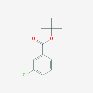 molecular formula C11H13ClO2 B174147 Benzoic acid, 3-chloro-, 1,1-dimethylethyl ester CAS No. 16537-17-0