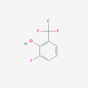 molecular formula C7H4F3IO B174156 2-Iodo-6-(trifluoromethyl)phenol CAS No. 149209-48-3