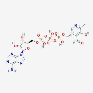 molecular formula C18H23N6O15P3 B017416 Adenosine triphosphopyridoxal CAS No. 101418-63-7