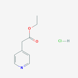 molecular formula C9H12ClNO2 B174171 4-吡啶乙酸乙酯盐酸盐 CAS No. 102879-50-5