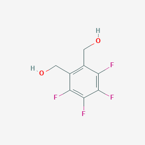 molecular formula C8H6F4O2 B174177 3,4,5,6-Tetrafluoro-1,2-bis(hydroxymethyl)benzene CAS No. 13719-81-8