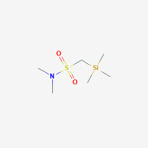 molecular formula C6H17NO2SSi B174180 N,N-dimethyl-1-(trimethylsilyl)methanesulfonamide CAS No. 137474-32-9