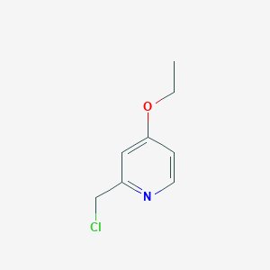 molecular formula C8H10ClNO B174193 2-(Chloromethyl)-4-ethoxypyridine CAS No. 159996-13-1