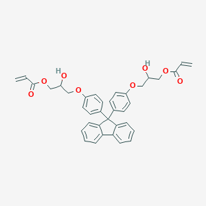 molecular formula C37H34O8 B174195 (((9H-芴-9,9-二基)双(4,1-苯撑))双(氧))双(2-羟基丙烷-3,1-二基) 二丙烯酸酯 CAS No. 143182-97-2