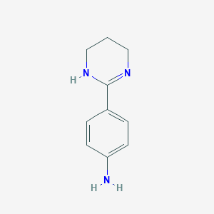 molecular formula C10H13N3 B174197 4-(1,4,5,6-Tetrahydropyrimidin-2-yl)aniline CAS No. 129545-66-0