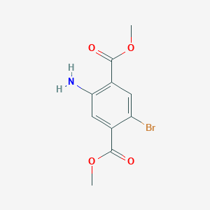 molecular formula C10H10BrNO4 B174222 Dimethyl 2-Amino-5-bromoterephthalate CAS No. 185051-42-7