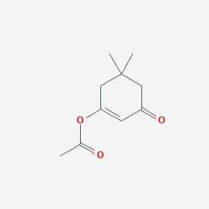 B174232 5,5-Dimethyl-3-oxocyclohex-1-en-1-yl acetate CAS No. 18369-65-8