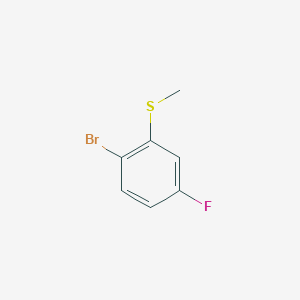molecular formula C7H6BrFS B174236 2-Bromo-5-fluorothioanisole CAS No. 147460-43-3