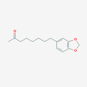 molecular formula C15H20O3 B017424 2-Octanone, 8-(3,4-methylenedioxyphenyl) CAS No. 105317-66-6