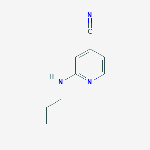 molecular formula C9H11N3 B174241 2-(Propylamino)isonicotinonitrile CAS No. 127680-76-6