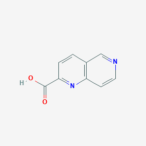 molecular formula C9H6N2O2 B174252 1,6-Naphthyridine-2-carboxylic acid CAS No. 197507-59-8