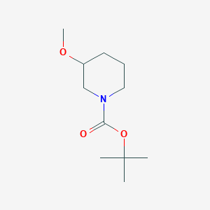 molecular formula C11H21NO3 B174259 Tert-butyl 3-methoxypiperidine-1-carboxylate CAS No. 146337-23-7