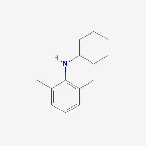 molecular formula C14H21N B174263 N-环己基-2,6-二甲基苯胺 CAS No. 104987-84-0