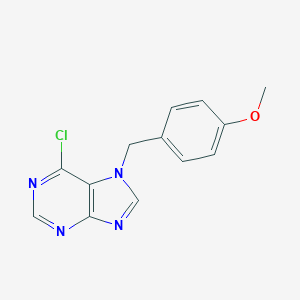6-Chloro-7-[(4-methoxyphenyl)methyl]purine