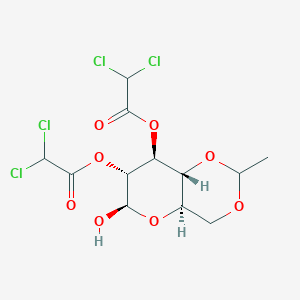 [(4Ar,6R,7R,8S,8aR)-7-(2,2-dichloroacetyl)oxy-6-hydroxy-2-methyl-4,4a,6,7,8,8a-hexahydropyrano[3,2-d][1,3]dioxin-8-yl] 2,2-dichloroacetate