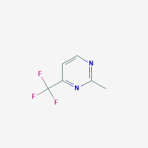 molecular formula C6H5F3N2 B174304 2-Methyl-4-(trifluoromethyl)pyrimidine CAS No. 149771-18-6