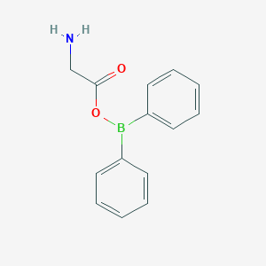 2-[(Diphenylboryl)oxy]-2-oxoethylamine