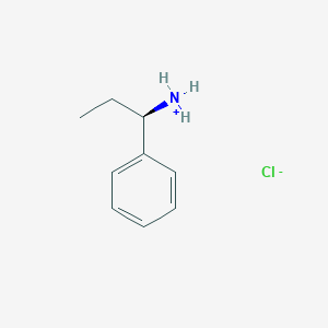 molecular formula C9H14ClN B174351 (R)-1-phenylpropan-1-amine hydrochloride CAS No. 19068-33-8