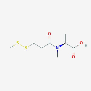 (S)-2-(N-Methyl-3-(Methyldisulfanyl)propanaMido)propanoic acid