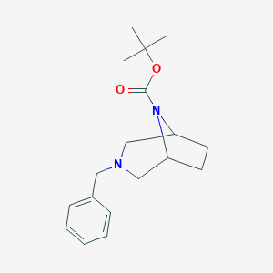 Tert-butyl 3-benzyl-3,8-diazabicyclo[3.2.1]octane-8-carboxylate