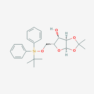 (3aR,5R,6S,6aR)-5-[[tert-butyl(diphenyl)silyl]oxymethyl]-2,2-dimethyl-3a,5,6,6a-tetrahydrofuro[2,3-d][1,3]dioxol-6-ol