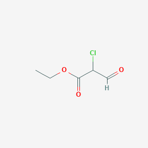 molecular formula C5H7ClO3 B017437 2-氯-3-氧代丙酸乙酯 CAS No. 33142-21-1