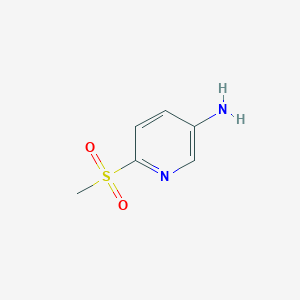 molecular formula C6H8N2O2S B174374 6-(Methylsulfonyl)pyridin-3-amine CAS No. 187143-22-2