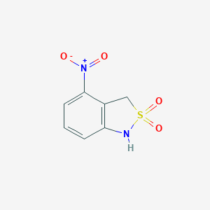 molecular formula C7H6N2O4S B174380 4-Nitro-1,3-dihydrobenzo[c]isothiazole 2,2-dioxide CAS No. 152339-79-2