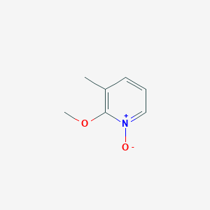 molecular formula C7H9NO2 B174392 2-Methoxy-3-methylpyridine 1-oxide CAS No. 19230-60-5