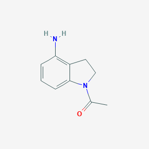 molecular formula C10H12N2O B174400 1-(4-Aminoindolin-1-yl)ethanone CAS No. 17274-64-5