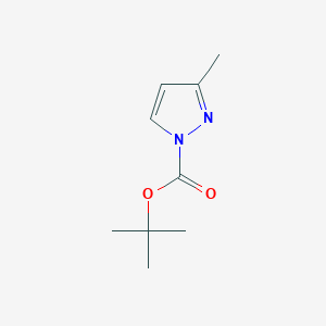 molecular formula C9H14N2O2 B174402 tert-Butyl 3-methyl-1H-pyrazole-1-carboxylate CAS No. 186551-70-2