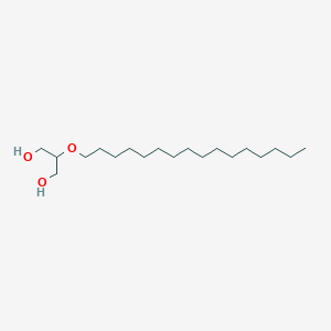 molecular formula C19H40O3 B174406 1,3-Propanediol, 2-(hexadecyloxy)- CAS No. 1931-78-8