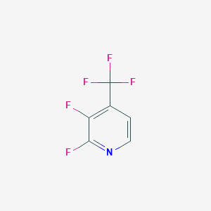 molecular formula C6H2F5N B174414 2,3-Difluoro-4-(trifluoromethyl)pyridine CAS No. 1215034-77-7