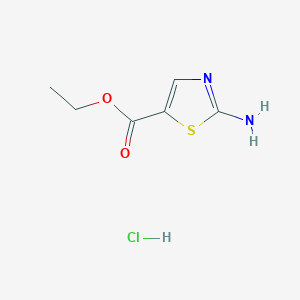 molecular formula C6H9ClN2O2S B174416 Ethyl 2-aminothiazole-5-carboxylate hydrochloride CAS No. 162849-96-9