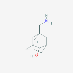molecular formula C11H19NO B174419 5-(Aminomethyl)adamantan-2-OL CAS No. 1221817-92-0