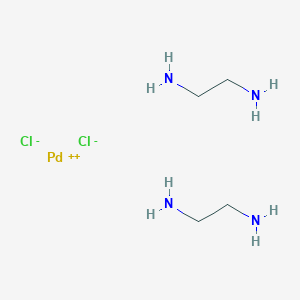 molecular formula C4H16Cl2N4Pd B174428 Palladium ethylenediamine dichloride CAS No. 16483-18-4