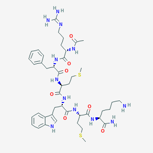 molecular formula C44H66N12O7S2 B174440 Acetalin-1 CAS No. 152274-67-4