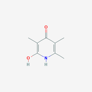 molecular formula C8H11NO2 B017445 4-Hydroxy-3,5,6-trimethylpyridin-2(1H)-one CAS No. 109371-16-6