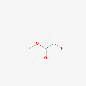 molecular formula C4H7FO2 B174459 (r)-Methyl 2-fluoropropionate CAS No. 146805-74-5