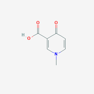 molecular formula C7H7NO3 B174464 1-甲基-4-氧代-1,4-二氢吡啶-3-羧酸 CAS No. 10561-89-4