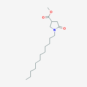 molecular formula C18H33NO3 B017447 Methyl 1-dodecyl-5-oxopyrrolidine-3-carboxylate CAS No. 101881-19-0