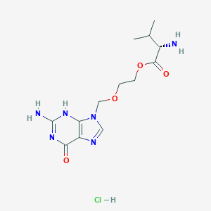 molecular formula C13H21ClN6O4 B174475 Valacyclovir hydrochloride CAS No. 136489-37-7