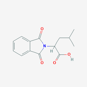 molecular formula C14H15NO4 B174480 2-(1,3-二氧代-1,3-二氢-2H-异吲哚-2-基)-4-甲基戊酸 CAS No. 19506-89-9