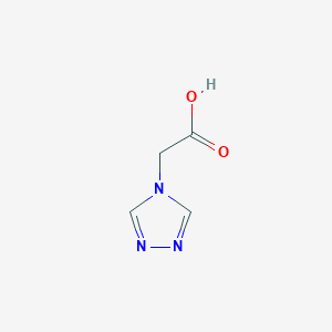 molecular formula C4H5N3O2 B174484 2-(4H-1,2,4-triazol-4-yl)acetic acid CAS No. 110822-97-4