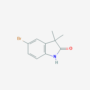 molecular formula C10H10BrNO B174492 5-Bromo-3,3-dimethylindolin-2-one CAS No. 120902-45-6