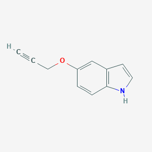 molecular formula C11H9NO B174494 5-(Prop-2-ynynloxy)indole CAS No. 153969-91-6