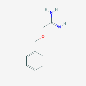 B174497 2-Phenylmethoxyethanimidamide CAS No. 133915-07-8