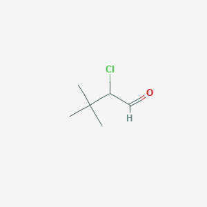 molecular formula C6H11ClO B174507 2-Chloro-3,3-dimethylbutanal CAS No. 13422-65-6